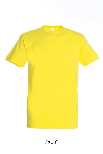 SOL'S IMPERIAL környakas férfi rövid ujjú pamut póló SO11500, Lemon-2XL