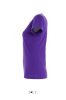 SOL'S IMPERIAL környakú Női rövid ujjú pamut póló SO11502, Dark Purple-L
