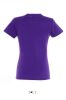 SOL'S IMPERIAL környakú Női rövid ujjú pamut póló SO11502, Dark Purple-XL