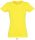 SOL'S IMPERIAL környakú Női rövid ujjú pamut póló SO11502, Lemon-XL