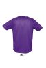 SOL'S raglános, rövid ujjú férfi sport póló SO11939, Dark Purple-2XL