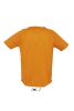 SOL'S raglános, rövid ujjú férfi sport póló SO11939, Neon Orange-2XL