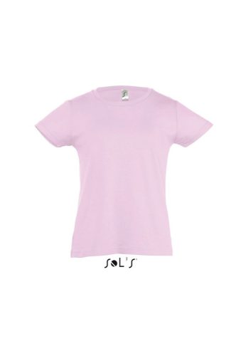 SOL'S CHERRY rövid ujjú környakas kislány pamut póló SO11981, Medium Pink-6A