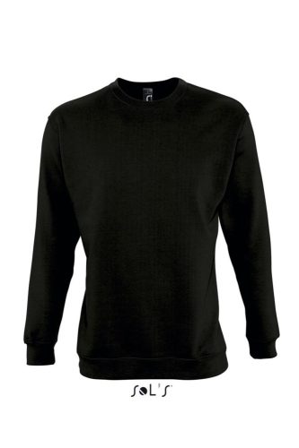 SOL'S kereknyakú férfi pulóver SO13250, Black-2XL