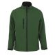 SOL'S RELAX vastag 3 rétegű férfi softshell dzseki SO46600, Bottle Green-3XL