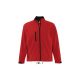 SOL'S RELAX vastag 3 rétegű férfi softshell dzseki SO46600, Pepper Red-L