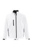 SOL'S RELAX vastag 3 rétegű férfi softshell dzseki SO46600, White-2XL