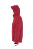 SOL'S REPLAY kapucnis cipzáras férfi softshell dzseki SO46602, Pepper Red-S