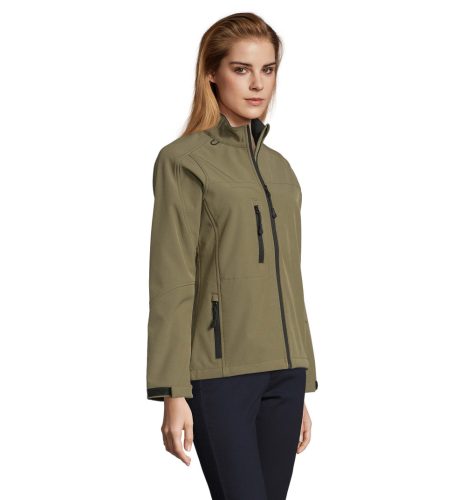 SOL'S ROXY vastag 3 rétegű Női softshell dzseki SO46800, Army-XL