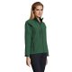 SOL'S ROXY vastag 3 rétegű Női softshell dzseki SO46800, Bottle Green-M