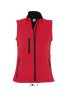 SOL'S RALLYE 3 rétegű vastag Nöi softshell mellény SO46801, Pepper Red-S