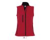 SOL'S RALLYE 3 rétegű vastag Nöi softshell mellény SO46801, Pepper Red-S