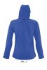 SOL'S REPLAY kapucnis cipzáras Női softshell dzseki SO46802, Royal Blue-XL