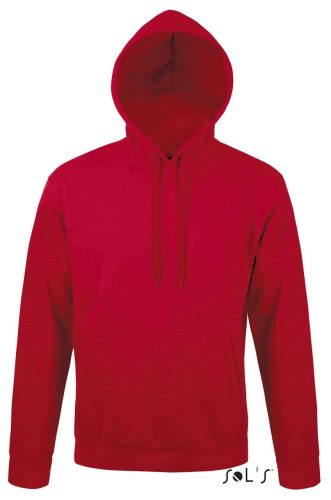 SOL'S SNAKE kapucnis unisex pulóver SO47101, Red-2XL