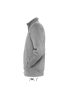SOL'S férfi cipzáras pulóver passzés magas gallérral SO47200, Deep Grey Melange-S